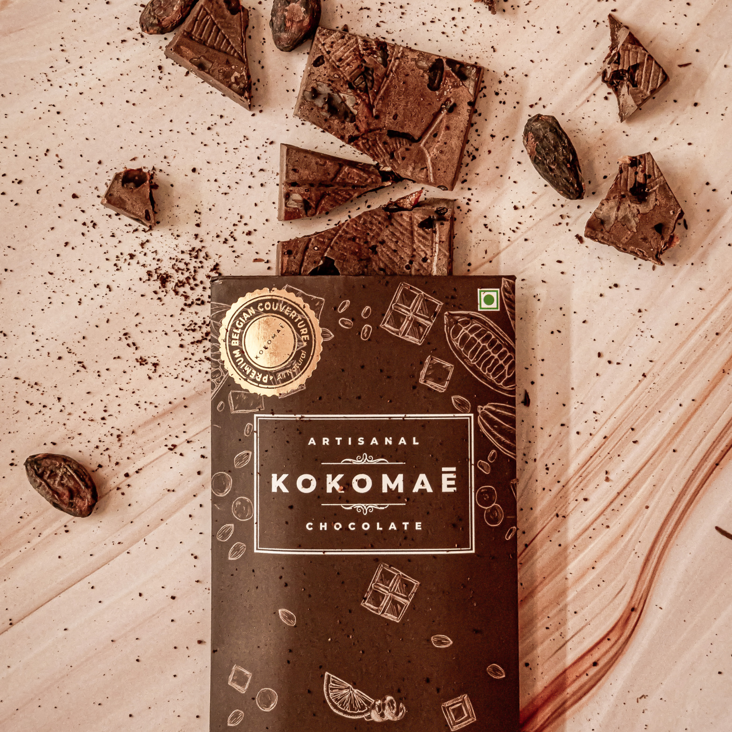 Kokomaē Chocolate Gift Hamper with 5 Bean to Bar Chocolates & 5 Belgian Signature Bars