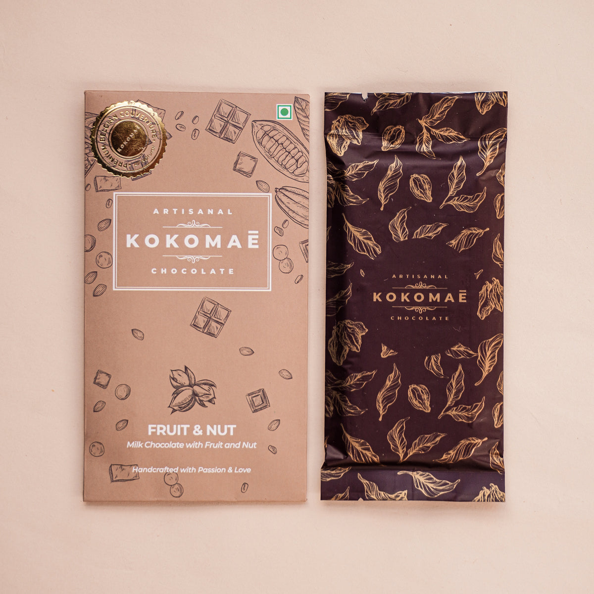Best Fruit and Nut Chocolate Online in India Kokomae Belgian Milk