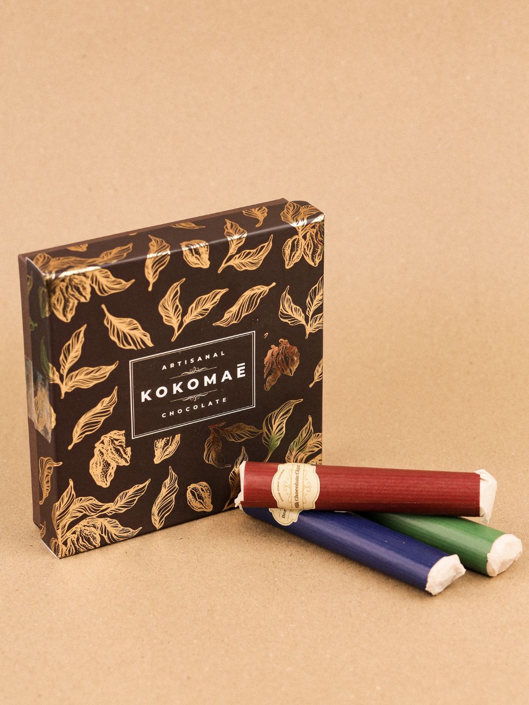 Kokomaē Luxurious Trio of Dark, Milk, and White Chocolate Cigars - Coming Soon