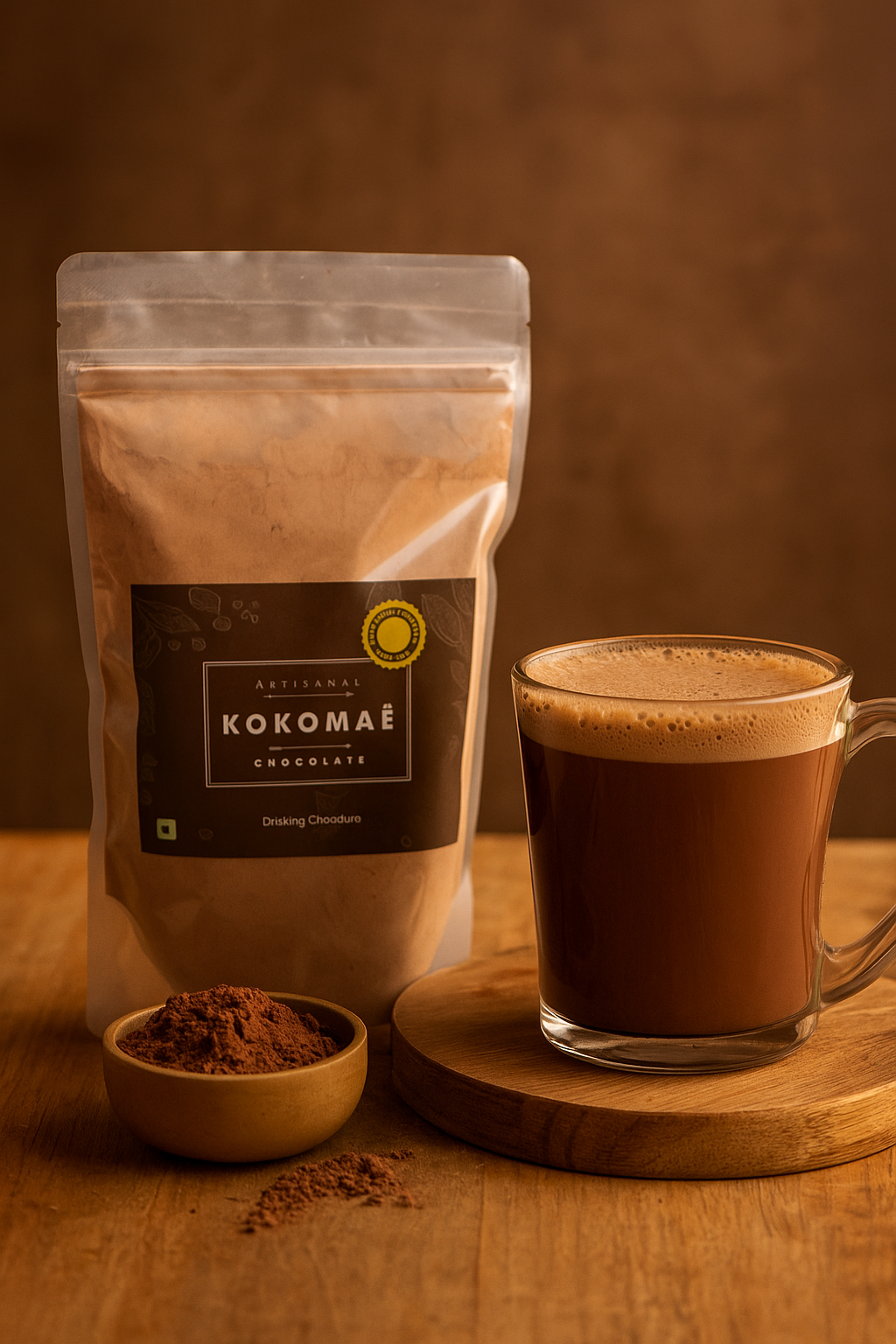 Kokomaē Luscious Rich Dark Drinking Chocolate