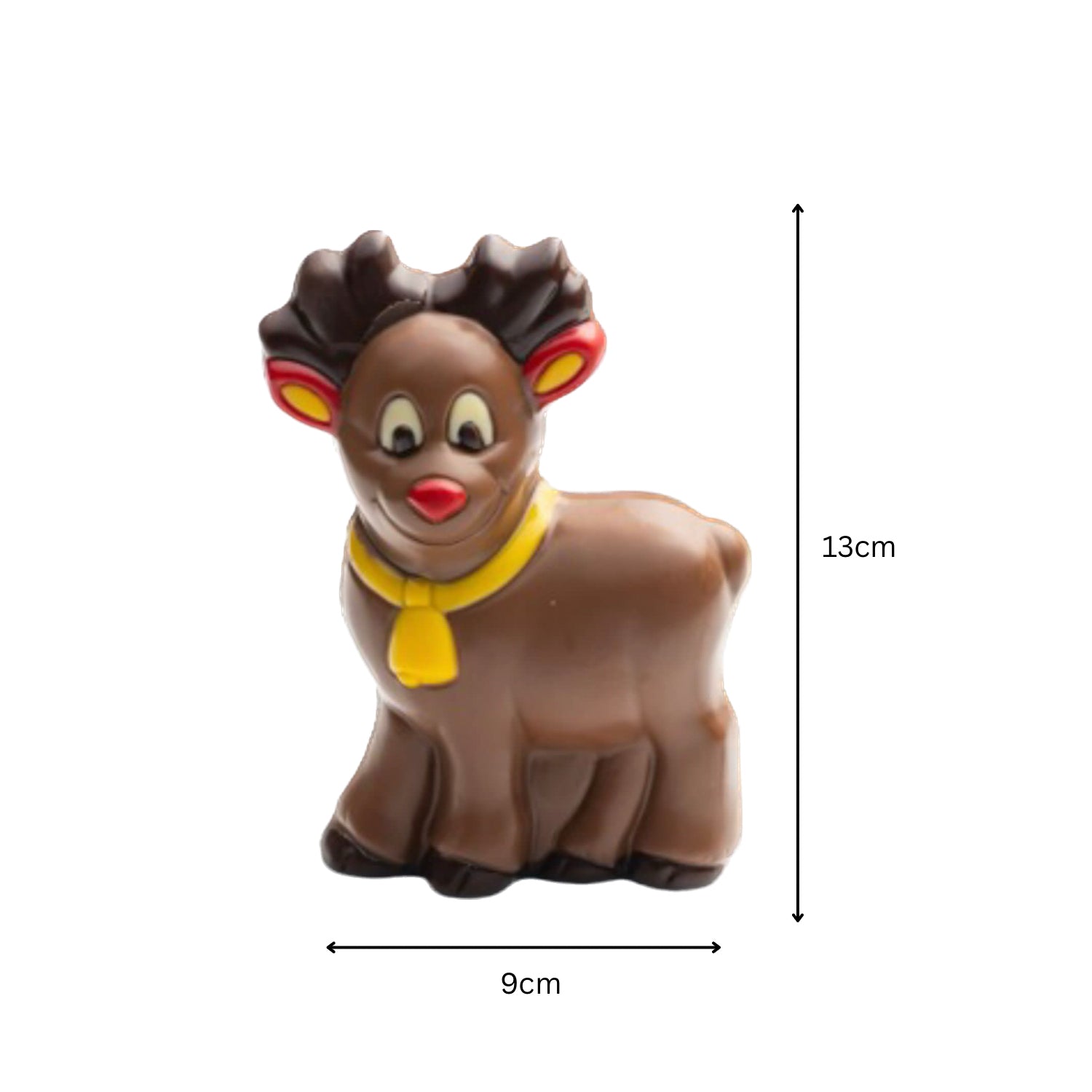 Kokomaē Chocolate Reindeer Beautifully Made with Milk Chocolate for Christmas Gifting